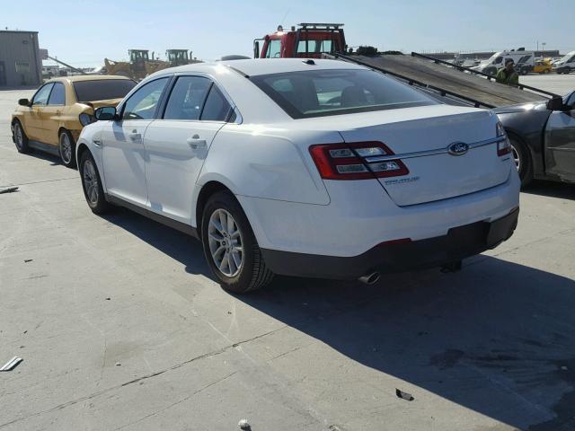 1FAHP2D89EG152227 - 2014 FORD TAURUS SE WHITE photo 3