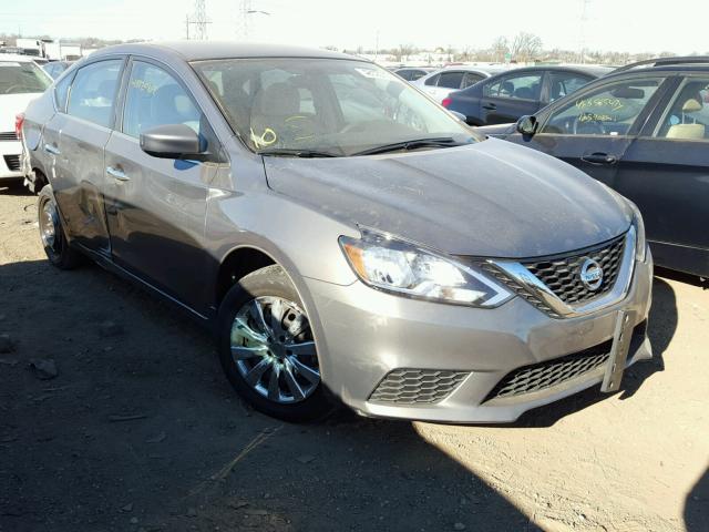 3N1AB7AP4GY302607 - 2016 NISSAN SENTRA S GRAY photo 1