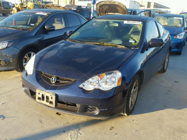 JH4DC54812C012020 - 2002 ACURA RSX BLUE photo 2