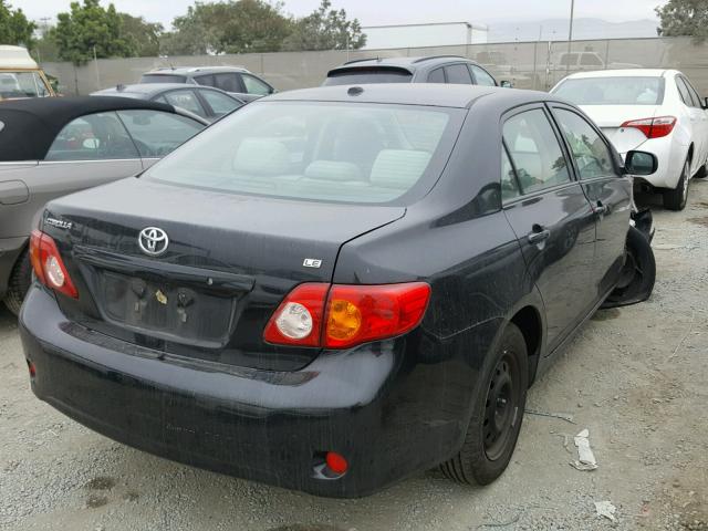 JTDBL40E49J040902 - 2009 TOYOTA COROLLA BA BLACK photo 4