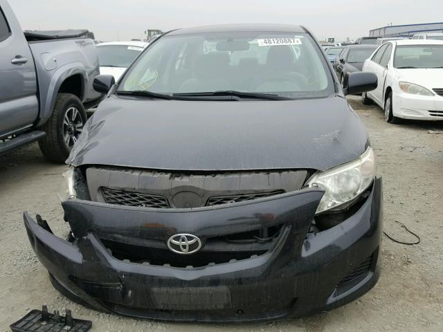 JTDBL40E49J040902 - 2009 TOYOTA COROLLA BA BLACK photo 9