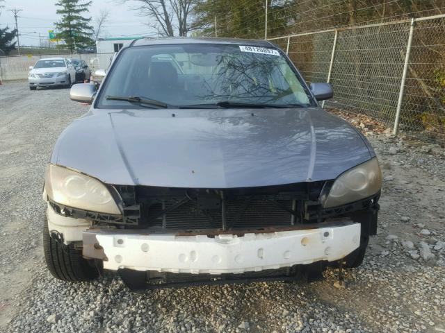 JM1BK323241214886 - 2004 MAZDA 3 GRAY photo 9