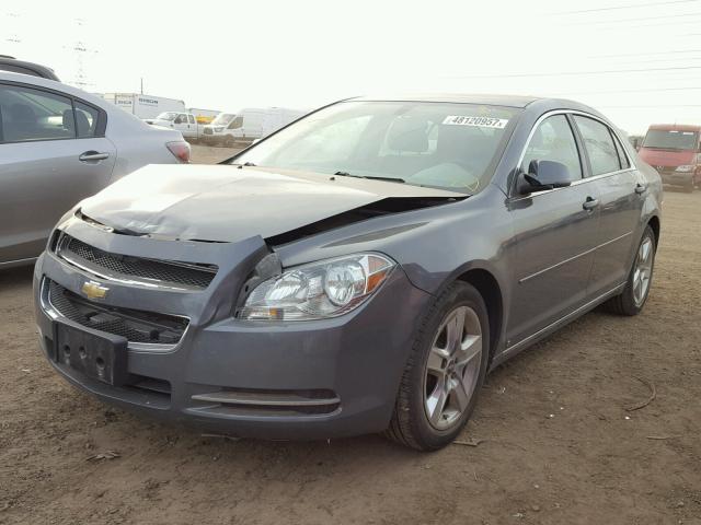 1G1ZH57B19F207035 - 2009 CHEVROLET MALIBU 1LT GRAY photo 2