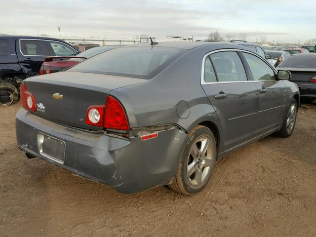 1G1ZH57B19F207035 - 2009 CHEVROLET MALIBU 1LT Szary zdjęcie 4