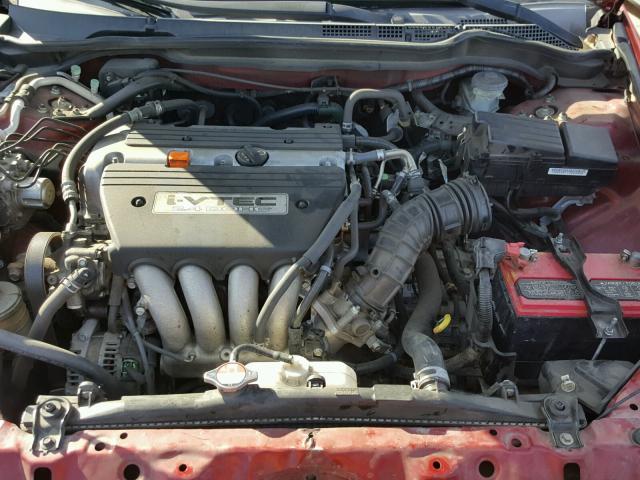 1HGCM56867A073553 - 2007 HONDA ACCORD EX MAROON photo 7