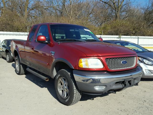 1FTRX18L12NB47909 - 2002 FORD F150 RED photo 1