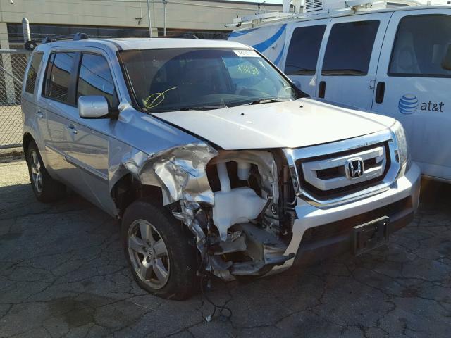 5FNYF4H5XBB033780 - 2011 HONDA PILOT EXL SILVER photo 1