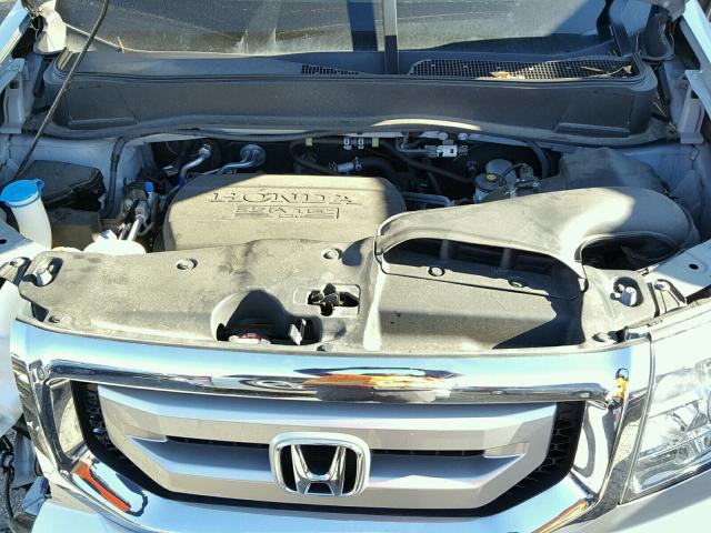 5FNYF4H5XBB033780 - 2011 HONDA PILOT EXL SILVER photo 7