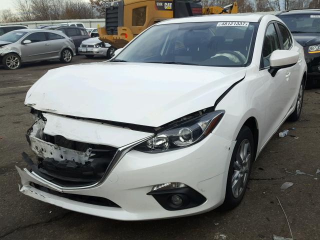 3MZBM1V70FM131392 - 2015 MAZDA 3 TOURING WHITE photo 2