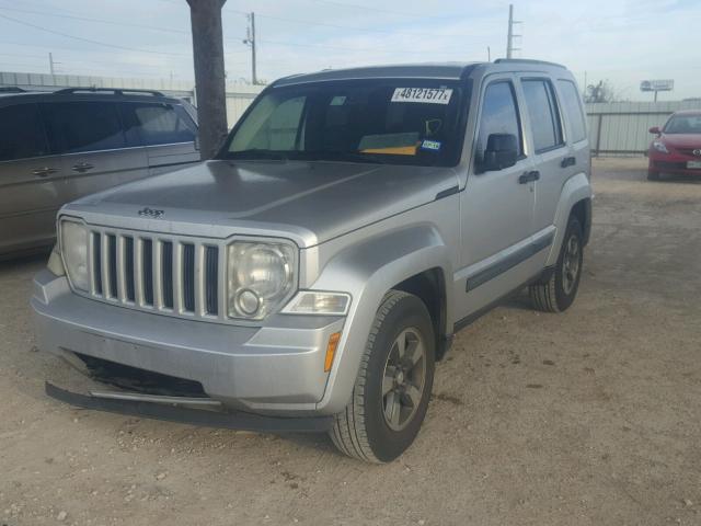 1J8GP28K69W503515 - 2009 JEEP LIBERTY SP SILVER photo 2