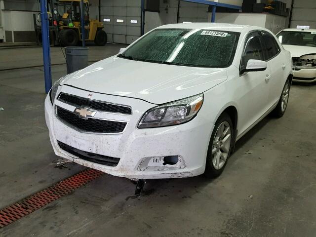 1G11D5SR1DF136201 - 2013 CHEVROLET MALIBU 1LT WHITE photo 2