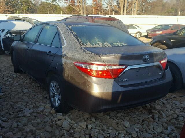 4T1BF1FK6FU011538 - 2015 TOYOTA CAMRY LE გრაფიტი ფოტო 3