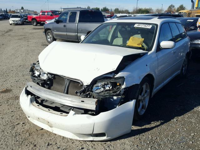 4S3BP626866305437 - 2006 SUBARU LEGACY 2.5 WHITE photo 2