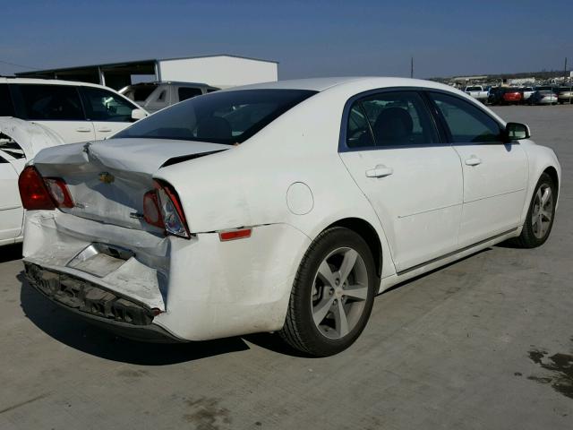 1G1ZC5EU3BF377115 - 2011 CHEVROLET MALIBU 1LT WHITE photo 4