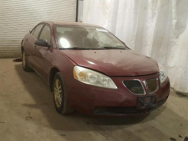 1G2ZG528854173093 - 2005 PONTIAC G6 MAROON photo 1