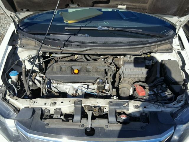 2HGFB2F87CH521487 - 2012 HONDA CIVIC EX WHITE photo 7