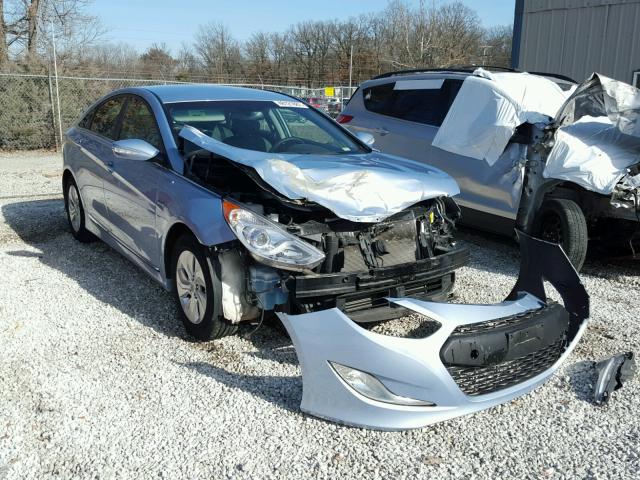 KMHEC4A45DA083040 - 2013 HYUNDAI SONATA HYB BLUE photo 1