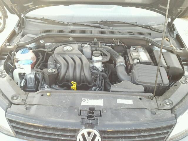 3VW2K7AJ5EM409888 - 2014 VOLKSWAGEN JETTA BASE 灰色 照片 7