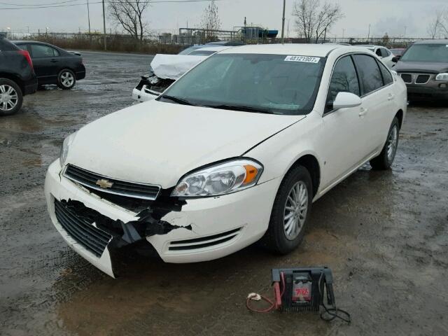 2G1WB58K889234985 - 2008 CHEVROLET IMPALA LS WHITE photo 2