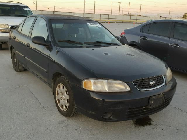 3N1CB51D41L421524 - 2001 NISSAN SENTRA XE BLACK photo 1