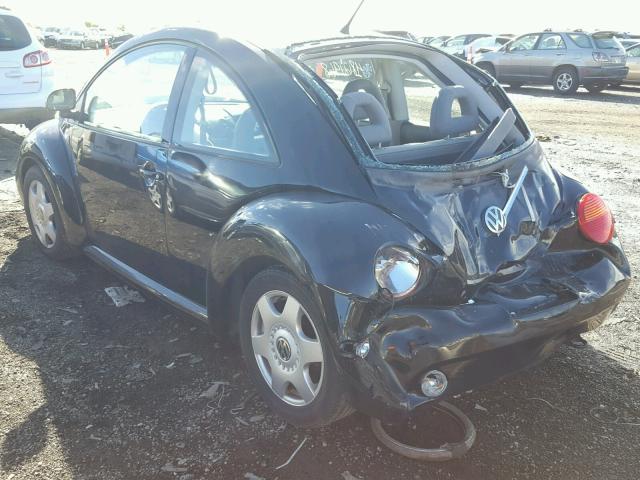 3VWCA21C9YM499983 - 2000 VOLKSWAGEN NEW BEETLE 黑色 照片 3