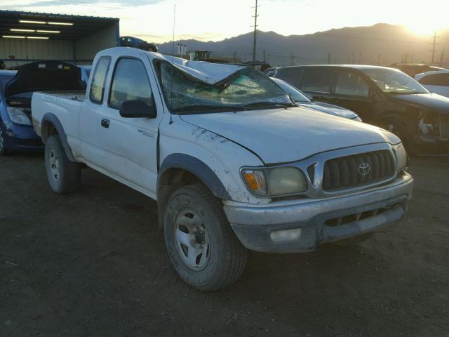 5TEWN72N91Z774522 - 2001 TOYOTA TACOMA XTR WHITE photo 1