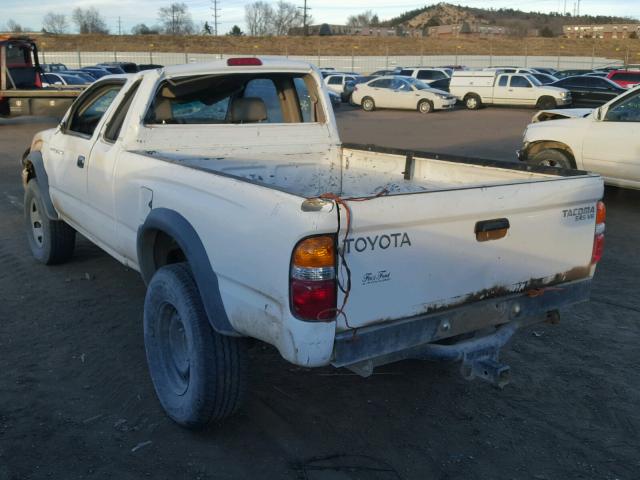 5TEWN72N91Z774522 - 2001 TOYOTA TACOMA XTR WHITE photo 3