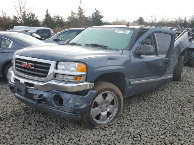 1GTEK19B56Z177271 - 2006 GMC NEW SIERRA TEAL photo 2