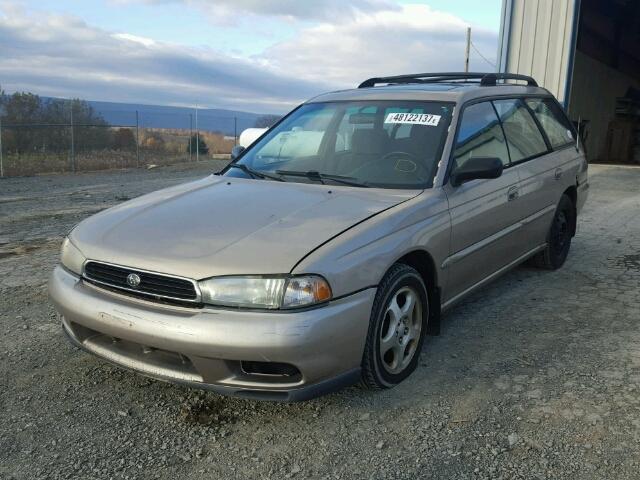 4S3BK4359X6315839 - 1999 SUBARU LEGACY L BEIGE photo 2