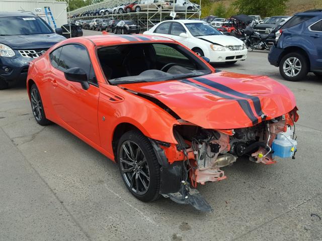 JF1ZNAA17H8708349 - 2017 TOYOTA 86 BASE ORANGE photo 1