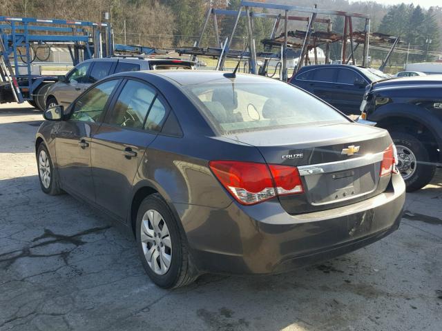 1G1PA5SH4E7171921 - 2014 CHEVROLET CRUZE LS GRAY photo 3