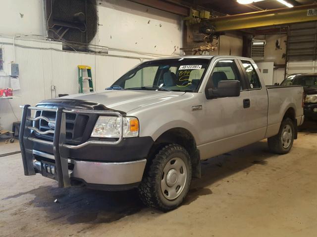 1FTPX14518FB94701 - 2008 FORD F150 SILVER photo 2