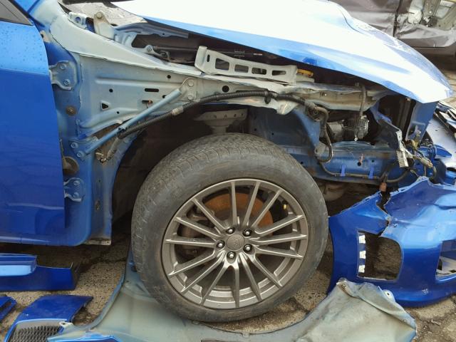 JF1GV7E67DG034476 - 2013 SUBARU IMPREZA WR BLUE photo 9