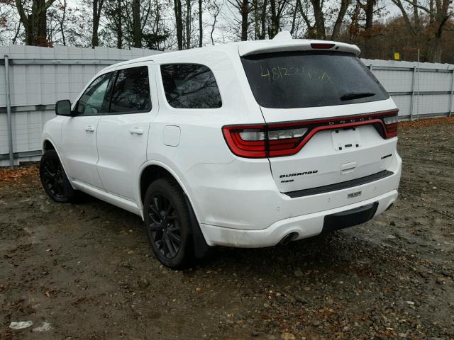 1C4RDJDG7FC858047 - 2015 DODGE DURANGO LI WHITE photo 3