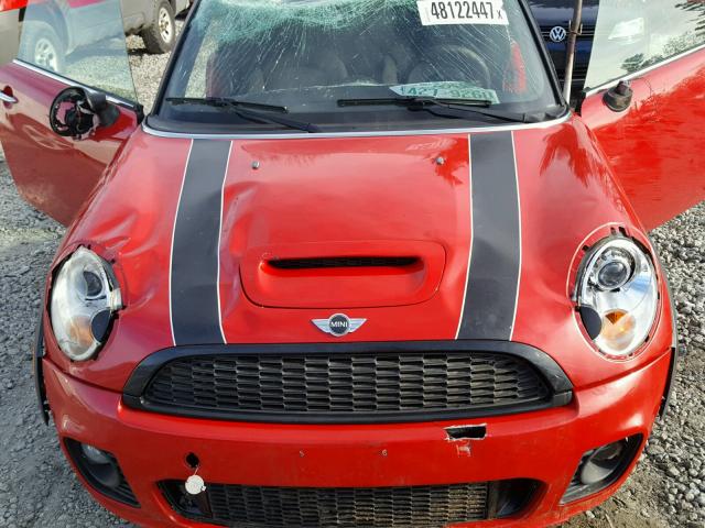 WMWMF93539TF96082 - 2009 MINI COOPER SPO RED photo 7