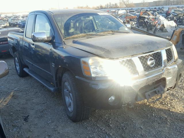 1N6AA06B74N516470 - 2004 NISSAN TITAN XE GREEN photo 1