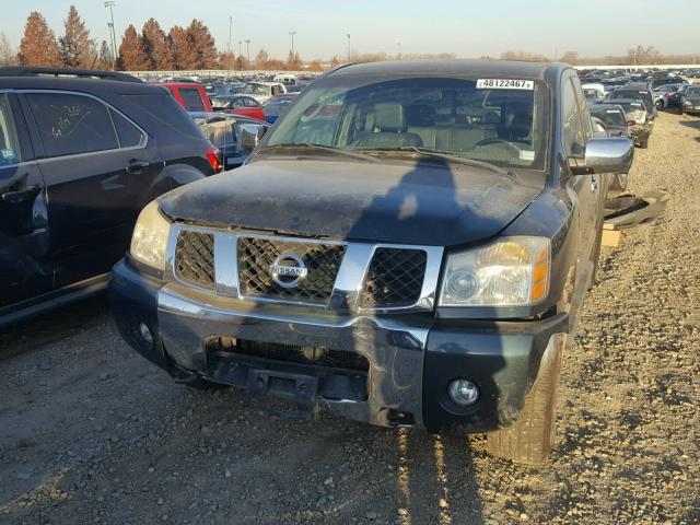 1N6AA06B74N516470 - 2004 NISSAN TITAN XE GREEN photo 9