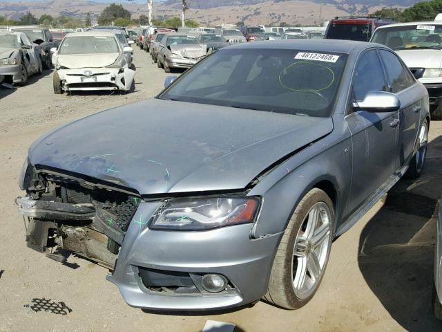 WAUBGAFL6BA138406 - 2011 AUDI S4 PREMIUM SILVER photo 2