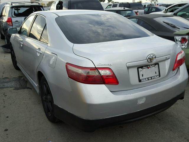 4T1BE46K98U780638 - 2008 TOYOTA CAMRY CE SILVER photo 3