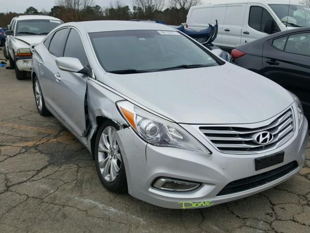 KMHFG4JG1CA184433 - 2012 HYUNDAI AZERA GLS GRAY photo 1