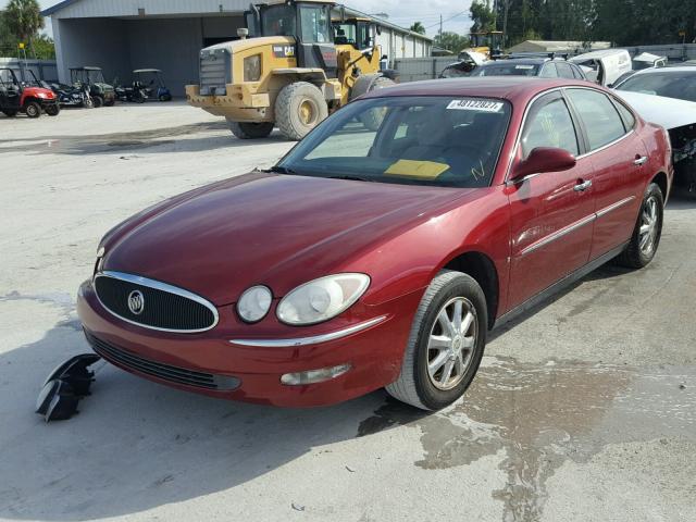 2G4WC582571244287 - 2007 BUICK LACROSSE C RED photo 2