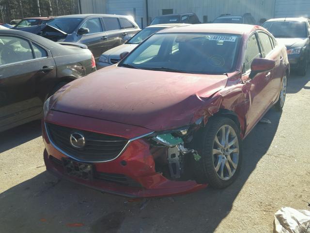 JM1GJ1W66E1135191 - 2014 MAZDA 6 GRAND TO RED photo 2