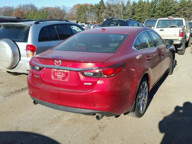 JM1GJ1W66E1135191 - 2014 MAZDA 6 GRAND TO RED photo 4