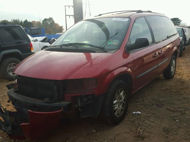 2D4GP44323R221067 - 2003 DODGE GRAND CARA RED photo 2