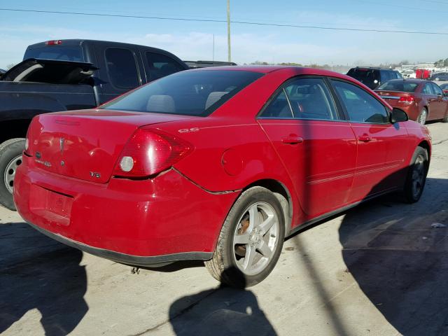 1G2ZG558464210296 - 2006 PONTIAC G6 SE1 RED photo 4