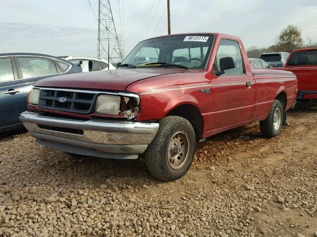 1FTCR10U8RTA29723 - 1994 FORD RANGER RED photo 2