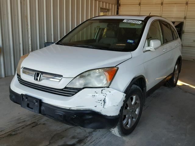 JHLRE38728C028231 - 2008 HONDA CR-V EXL WHITE photo 2