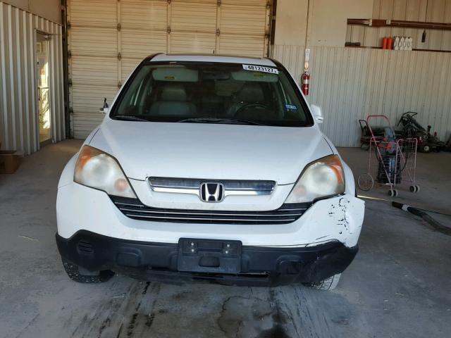 JHLRE38728C028231 - 2008 HONDA CR-V EXL WHITE photo 9