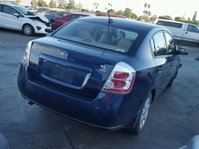 3N1AB61E09L663244 - 2009 NISSAN SENTRA 2.0 BLUE photo 4