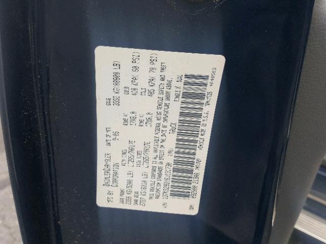 1D7KS28D16J131730 - 2006 DODGE RAM 2500 S ლურჯი ფოტო 10